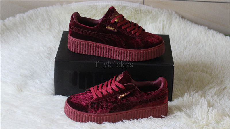 Puma Fenty Rihanna Creeper Velvet Royal Purple